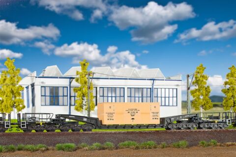 Vagon transport agabaritic 