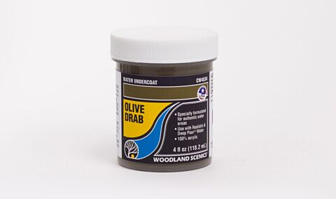 Vopsea pentru baza apa "verde-maroniu"