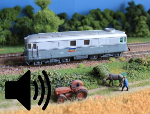 Decodor sunet locomotiva diesel tip DA, CFR