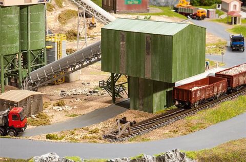 Statie de incarcare ciment si banda transportoare