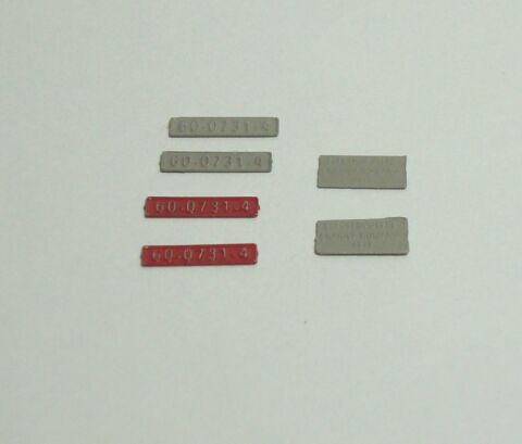 Placi pentru 60 0731-4.