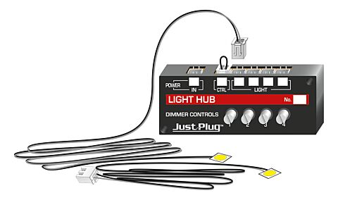 Statie pentru iluminat cladiri + 2 leduri