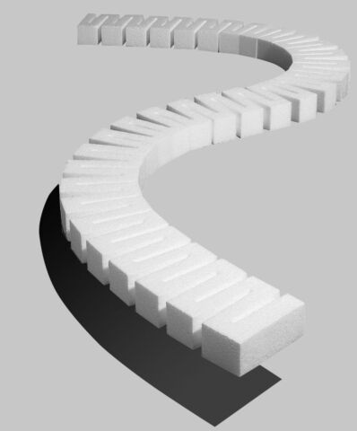 Inaltatoare pentru traseu 2,54cm-bulk