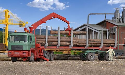 Camion MAN pentru exploatare forestiera