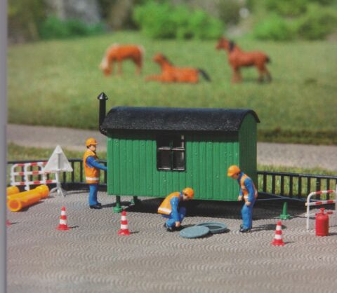 Mini remorca santier