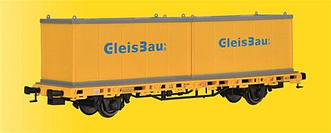 Vagon platforma cu containere