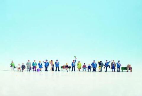 Mega set figurine "in gara"