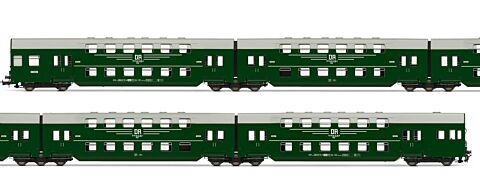 Rama 4 vagoane etajate, DR