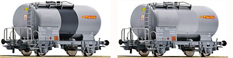 Set 2 vagoane cisterna "Florin", SBB