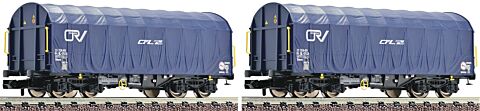 Set 2 vagoane cu prelata, CFL