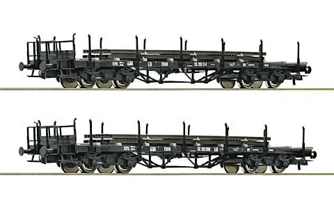 Set 2 vagoane platforma, OBB