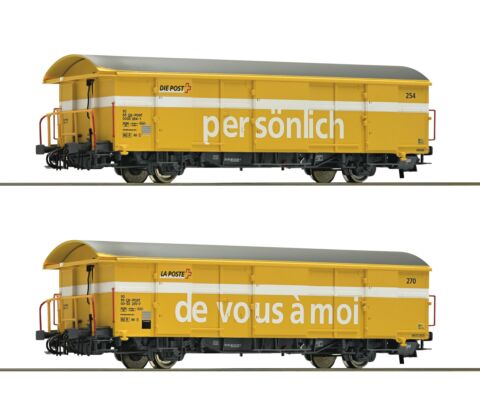Set 2 vagoane de posta, SBB