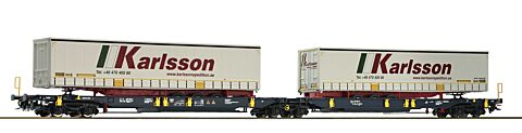 Vagon articulat transport autotren, Green Cargo