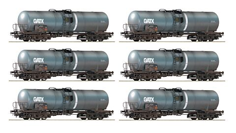 Set 6 vagoane cisterna, GATX