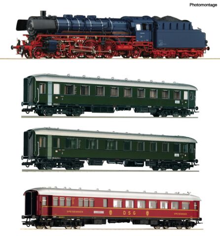 Set tren calatori cu locomotiva cu abur BR 03, DB