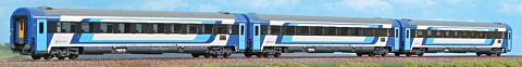 Set 3 vagoane de calatori Eurocity "Hungaria"