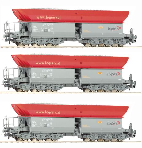 Set 3 vagoane cu autodescarcare, Logserv