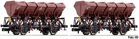 Set 2 vagoane pt. gunoi, DB