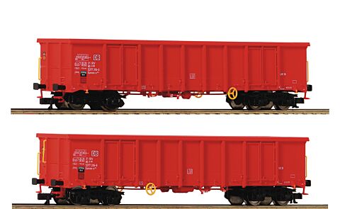 Set 2 vagoane gondola, DB