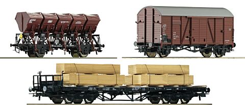 Set 3 vagoane marfa "Höllental" (set2), DB