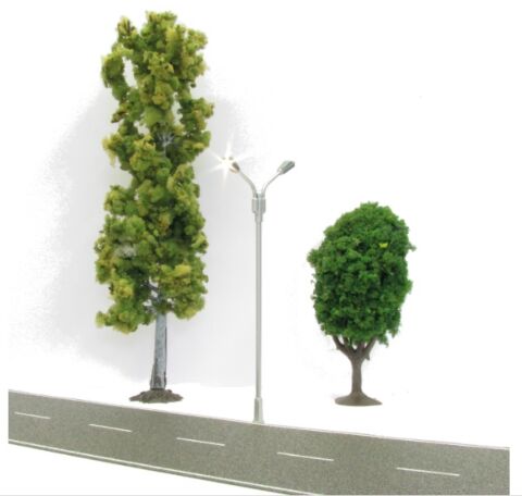 Stalp dublu iluminare stradala (4 buc)