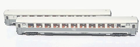 Set 2 vagoane CFR, ava 200, clasa 2, interRegio