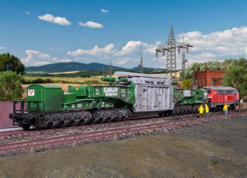 Vagon agabaritic cu transformator 