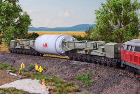 Vagon agabaritic cu stator