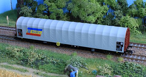 Vagon marfa cu prelata, CFR