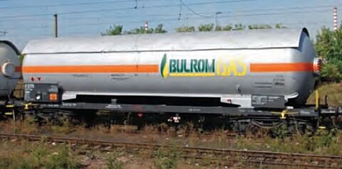 Vagon cisterna pentru gaz "BulRomGas", CFR