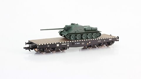 Vagon platforma cu transport tanc, CFR