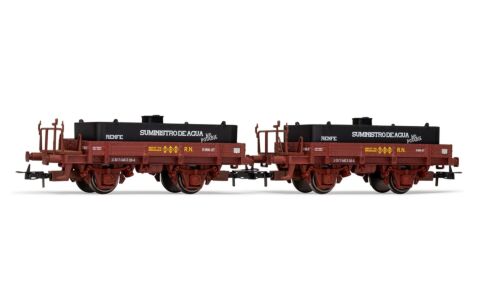 Set 2 vagoane platforma, RENFE 