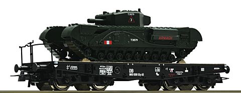 Vagon transport greu cu tanc, DB